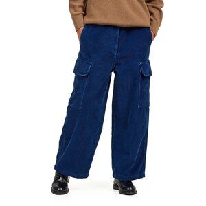 Girls of Dust Para Pants Indigo Corduroy M